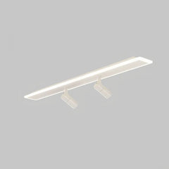 Plafoniera lineare con faretti LED orientabili dimmerabile dal design moderno per soggiorno