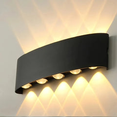 Applique da esterno a LED a doppia emissione moderna rettangolare per balcone