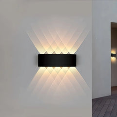 Applique da esterno a LED a doppia emissione moderna rettangolare per balcone