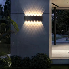 Applique da esterno a LED a doppia emissione moderna rettangolare per balcone