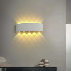 Applique da esterno a LED a doppia emissione moderna rettangolare per balcone