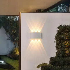 Applique da esterno a LED a doppia emissione moderna rettangolare per balcone