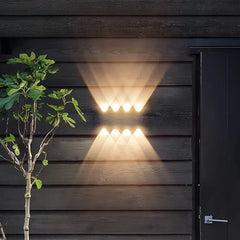 Applique da esterno a LED a doppia emissione moderna rettangolare per balcone