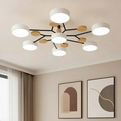 Plafoniera LED sputnik di design nordico in metallo dimmerabile da soggiorno