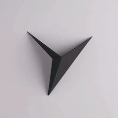 Applique da parete minimal dal design geometrico in metallo con LED dimmerabile