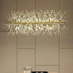 Lampadario Sputnik a sospensione dal design moderno in cristallo per sala da pranzo