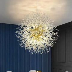 Lampadario Sputnik a sospensione dal design moderno in cristallo per sala da pranzo