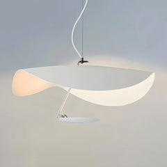 Lampada a sospensione moderna contemporanea dal design curvo con LED dimmerabile per sala pranzo
