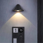 Applique da esterno monodirezionale LED con forma conica per ingresso