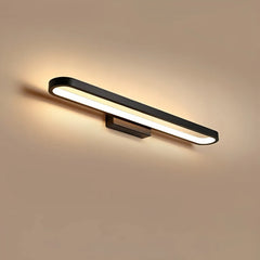 Applique LED lineare per specchio bagno dimmerabile dal profilo arrotondato