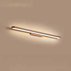 Applique LED lineare per specchio bagno dimmerabile dal profilo arrotondato