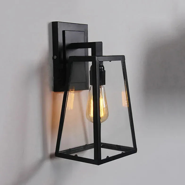 Lampada da Muro Esterno in Metallo Vintage