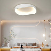 Plafoniera soffitto design moderno rotonda bianca LED dimmerabile per camera da letto