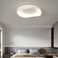 Plafoniera soffitto design moderno rotonda bianca LED dimmerabile per camera da letto