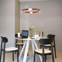 Lampadario ad anelli moderno LED dimmerabile per sala da pranzo