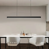 Lampadario a sospensione lineare LED dimmerabile dal design moderno per sala pranzo