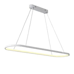 Lampadario Moderno Ovale LED Dimmerabile per Sala Pranzo