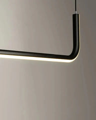 Lampadario lineare a LED design moderno dimmerabile per sala pranzo