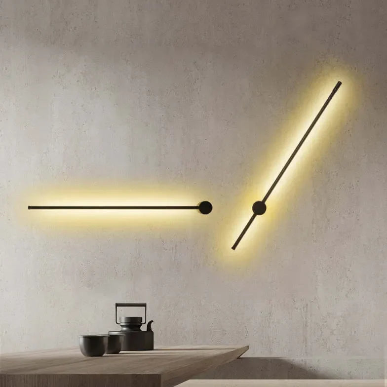 Applique LED lineare orientabile in stile minimal con assenza di abbagliamento