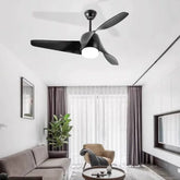 Ventilatore da soffitto silenzioso con telecomando LED dimmerabile per soggiorno