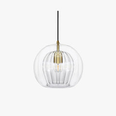 Lampadario a sospensione in vetro a sfera dal design moderno con LED per sala pranzo