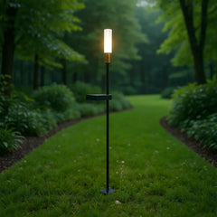 Luce decorativa da giardino solare in metallo dal design moderno