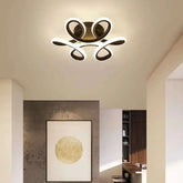 Plafoniera moderna corridoio design moderno LED dimmerabile metallo a fiore astratto