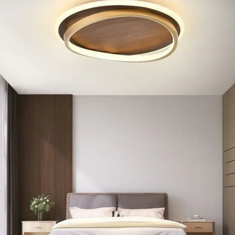 Plafoniera design moderno con LED circolare dimmerabile per camera da letto