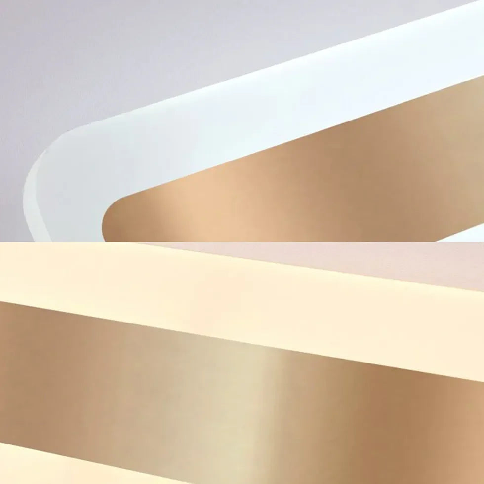 Lampade da Parete Lunghe LED Dorate per Bagno