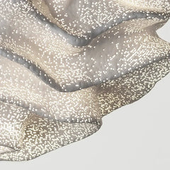 Lampadario moderno di design a fiori LED in metallo per soggiorno