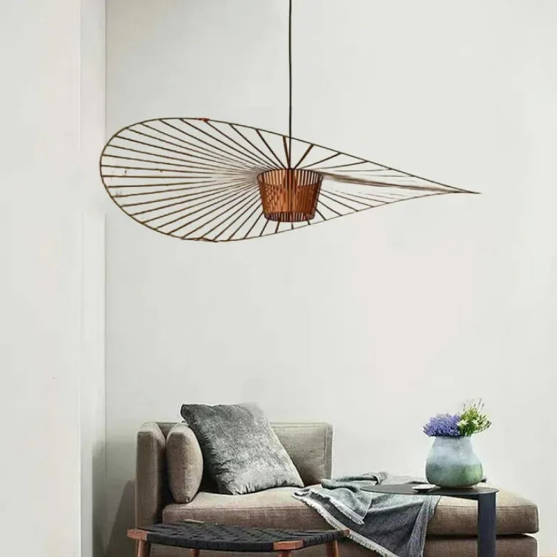 Lampadario a sospensione di design in stile contemporaneo per soggiorno con forma organica