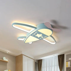 Plafoniera a soffitto per la cameretta a forma di aeroplano con luce LED dimmerabile