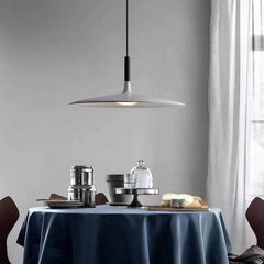 Lampadario a disco nordico in metallo per sala da pranzo