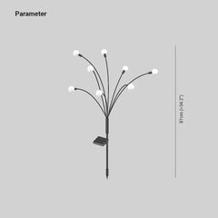 Luci solari decorative da giardino effetto lucciola con 8 LED moderne