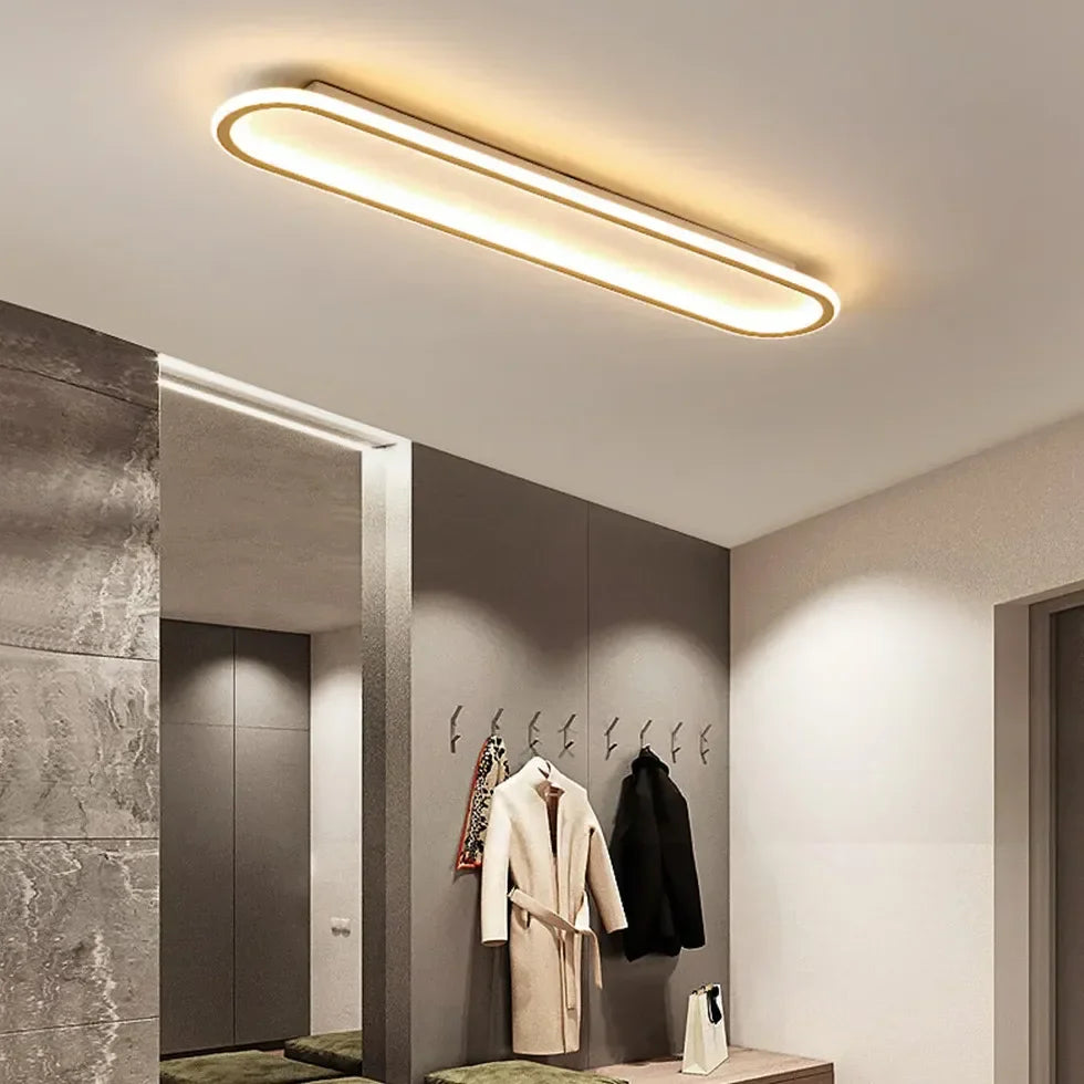 Plafoniera lunga a LED moderna per corridoio