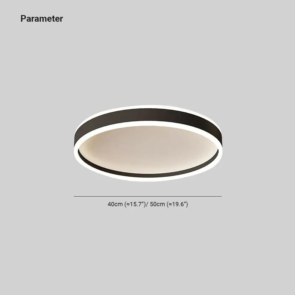 Plafoniera da soffitto LED circolare minimal dimmerabile per camera da letto