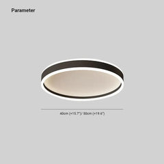Plafoniera da soffitto LED circolare minimal dimmerabile per camera da letto