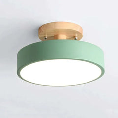 Plafoniera soffitto corridoio rotonda stile nordico LED dimmerabile