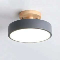 Plafoniera soffitto corridoio rotonda stile nordico LED dimmerabile