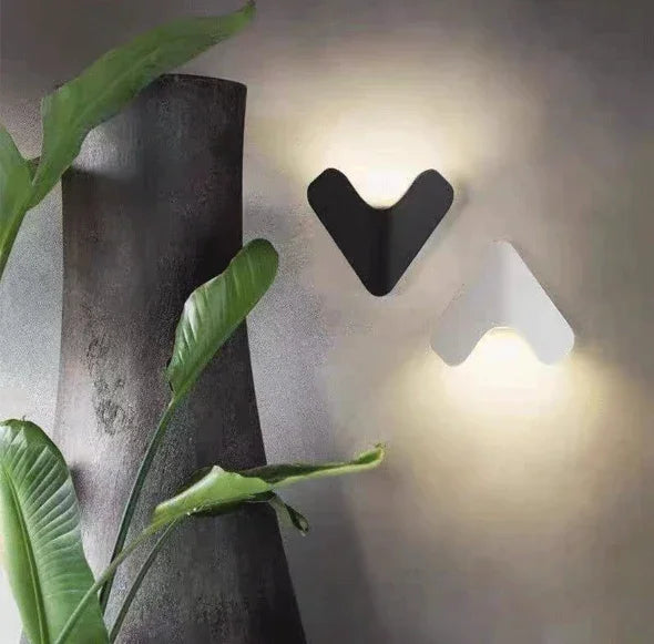 Applique da esterno di design moderno LED in metallo a cono