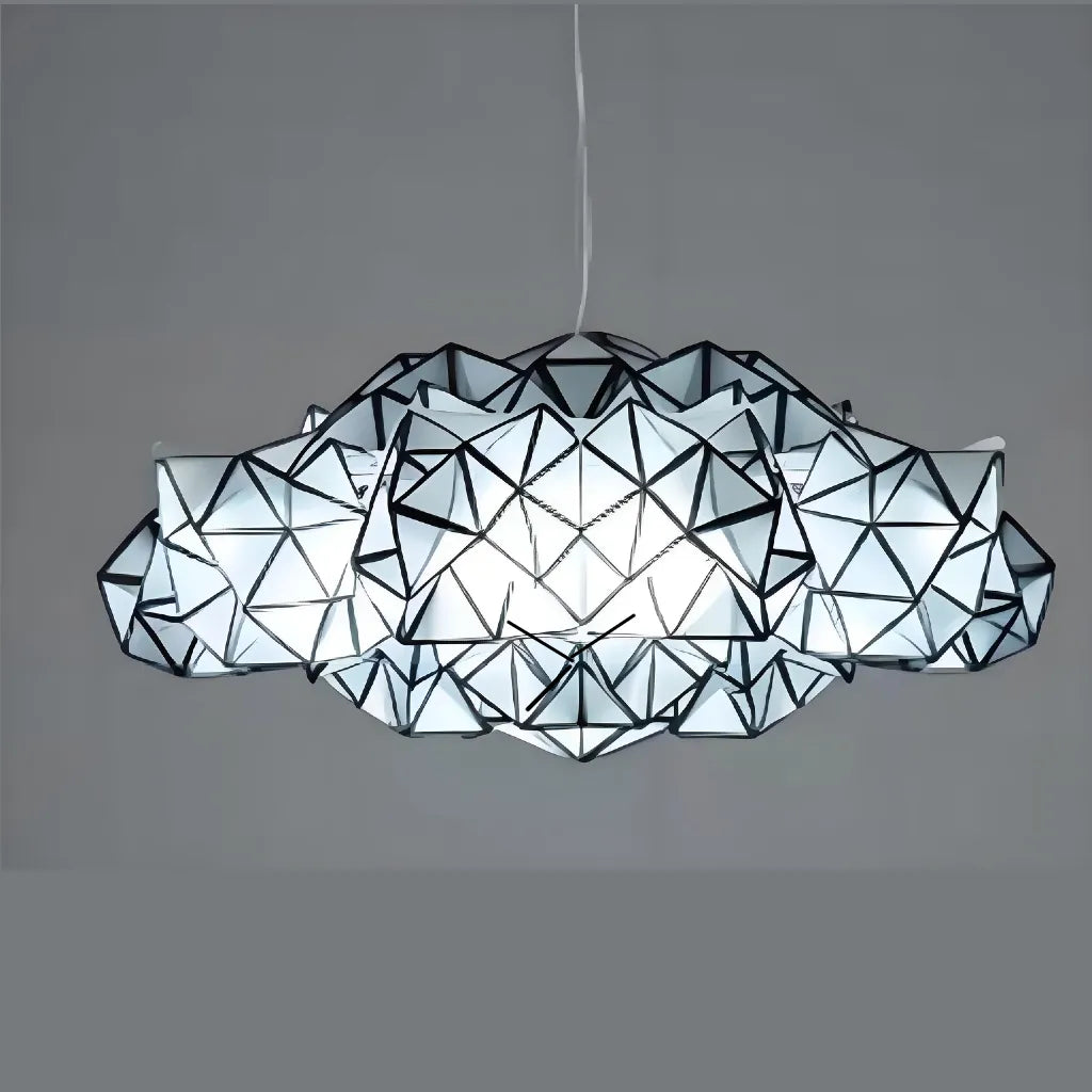 Lampadario moderno contemporaneo LED dimmerabile effetto nuvola in acrilico