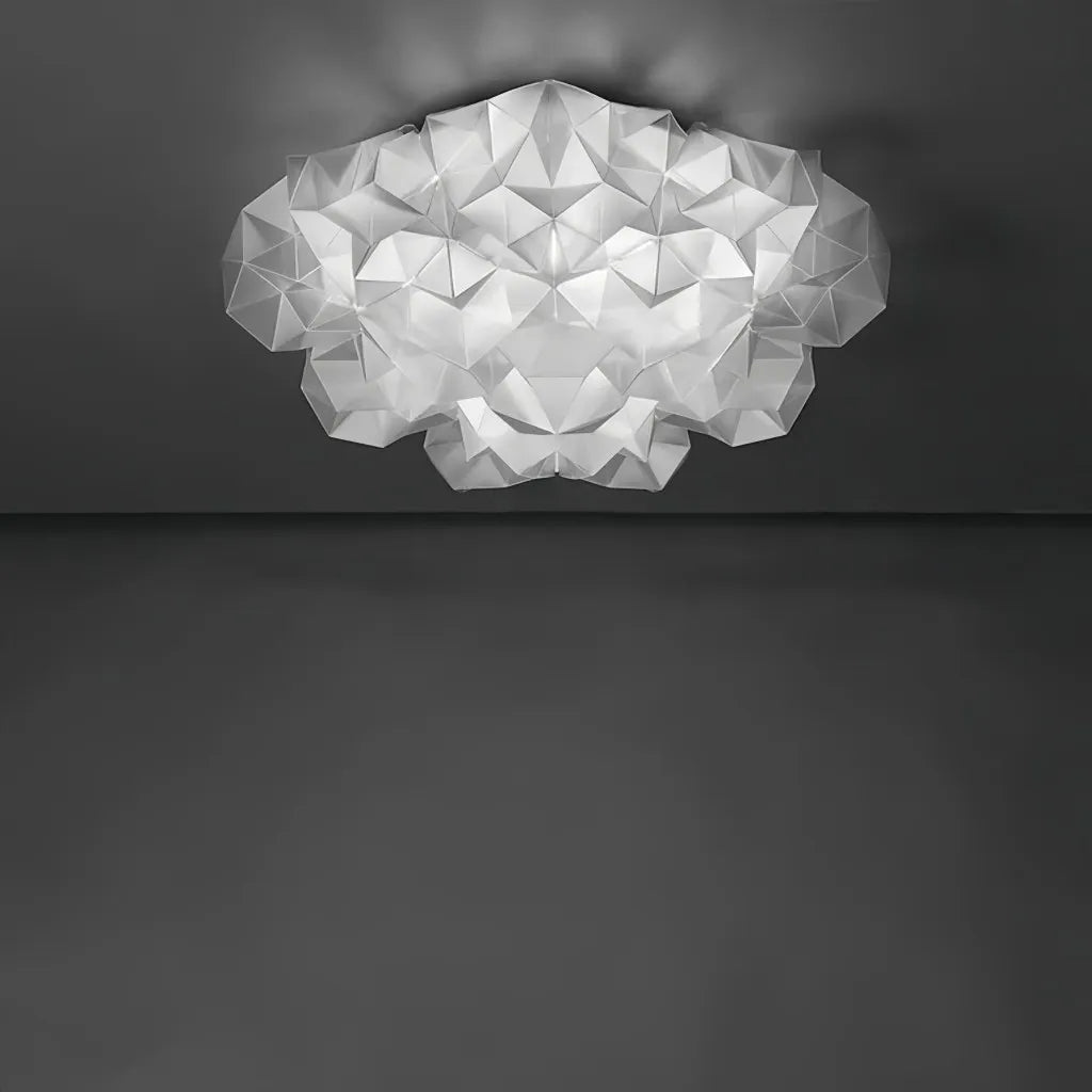 Plafoniera LED design moderno dimmerabile effetto nuvola in acrilico