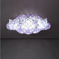 Plafoniera LED design moderno dimmerabile effetto nuvola in acrilico