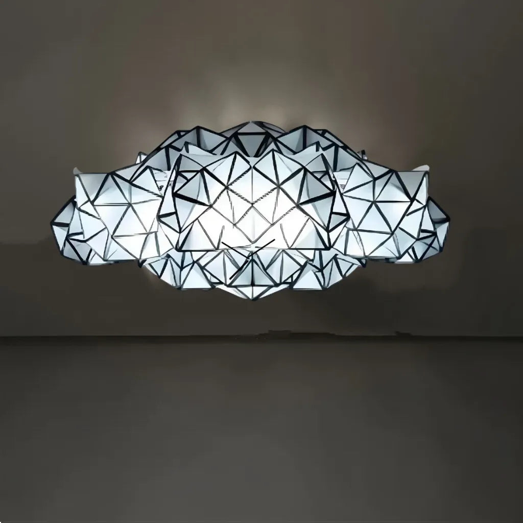 Plafoniera LED design moderno dimmerabile effetto nuvola in acrilico