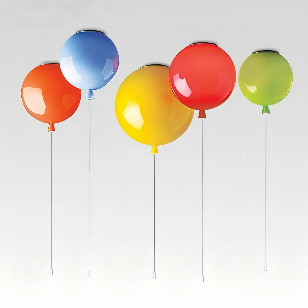 Plafoniera sfera da soffitto multicolore per cameretta moderna dimmerabile