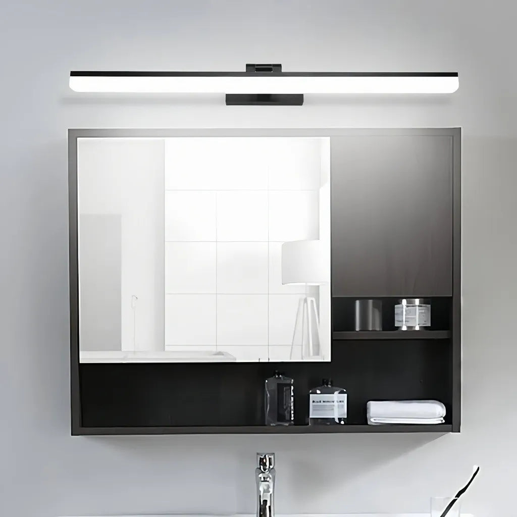Applique da parete per specchio bagno orientabile dal design lineare minimalista LED dimmerabile