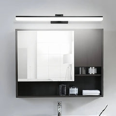 Applique da parete per specchio bagno orientabile dal design lineare minimalista LED dimmerabile