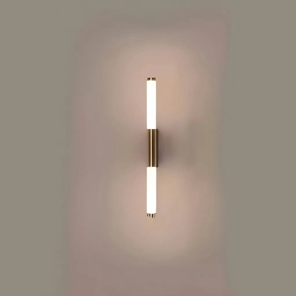 Applique minimal tubolare LED dimmerabile per camera da letto