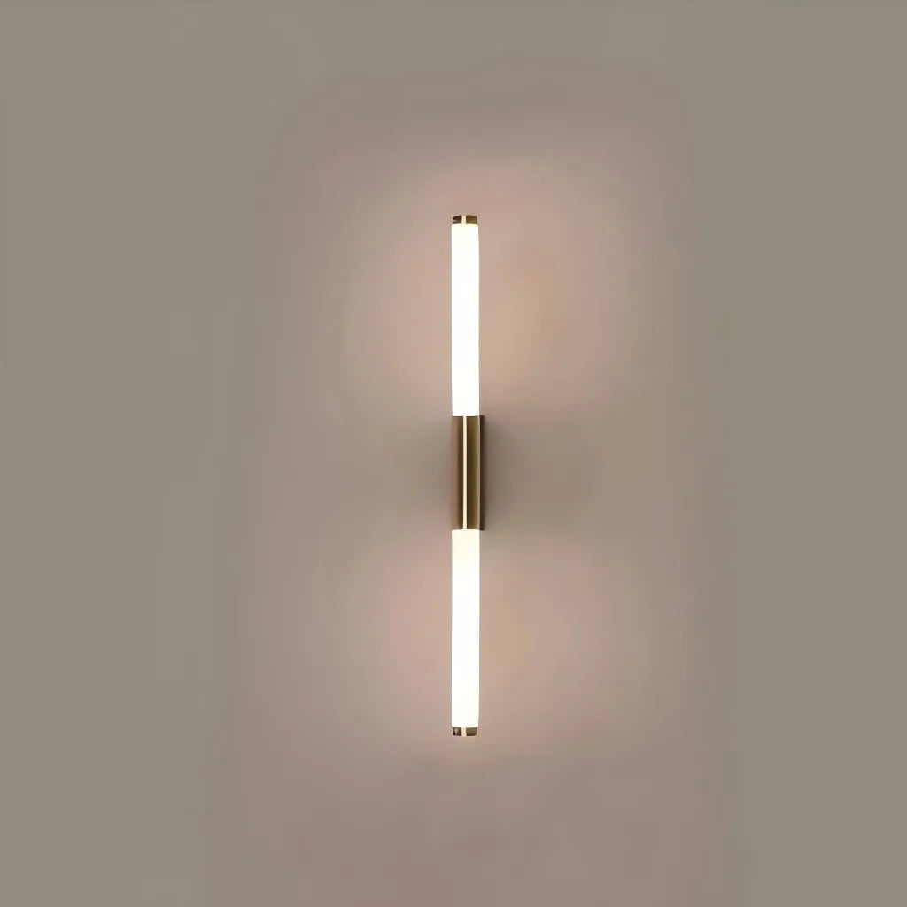 Applique minimal tubolare LED dimmerabile per camera da letto