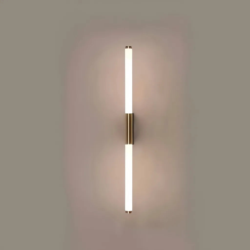Applique minimal tubolare LED dimmerabile per camera da letto